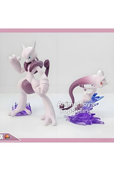 Choice5 Bandai E-2pcs Anime Pokemon Figure Mega Mewtwo Action Figures Pvc Col...