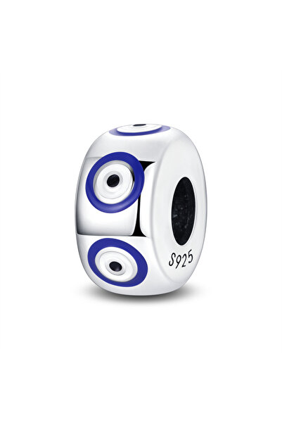 Choice67 PAC542 925 Sterling Silver Mysterious Blue Butterfly Devil's Eye Fat...