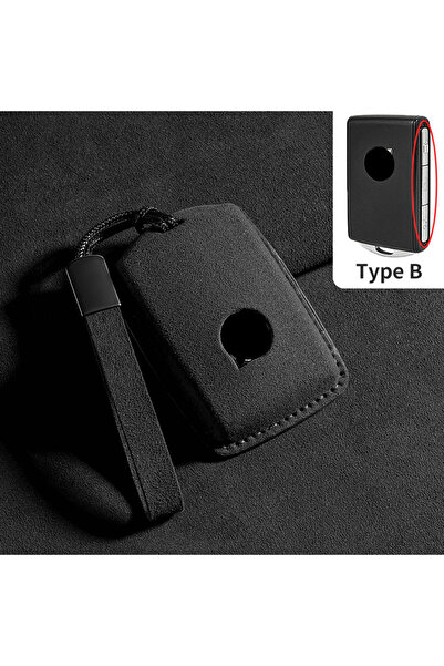 Choice3 Black B2 Leather Car Key Case Cover For Volvo S60 S90 XC40 XC60 XC90 ...
