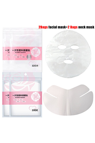 Choice5 مجموعة متنوعة من 400 كمامة للاستخدام مرة واحدة، لفّ الوجه بغشاء بلاست...