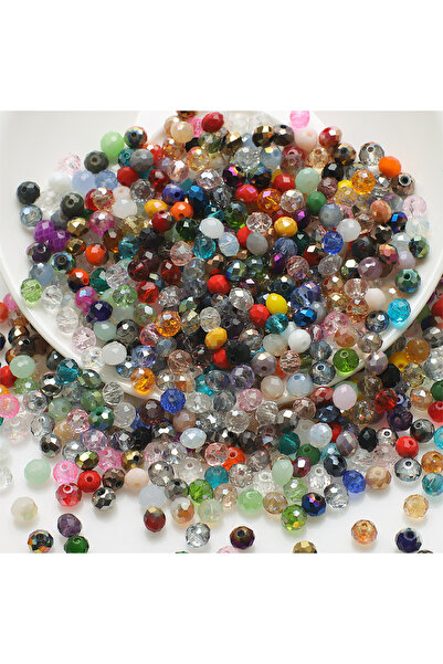 Choice63 6mm 90pcs MULTI Mix Color 2/3/4/6/8/10/12MM Rondelle Austria Faceted...