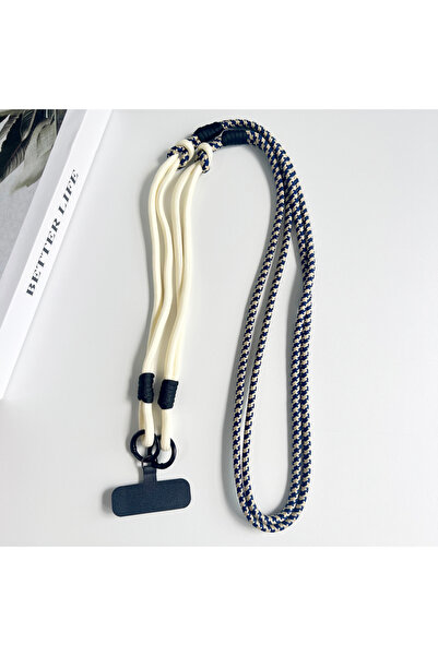 Choice1 حبل تعليق هاتف محمول عالمي مزدوج اللون، مصنوع من بوليستر /النايلون، ب...