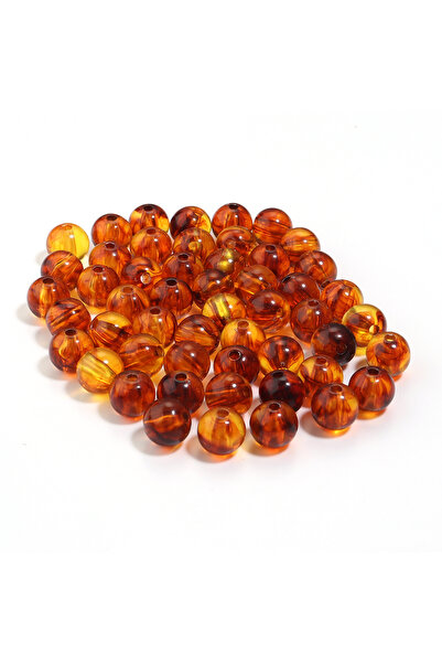 Choice5 خرز أكريليك 10 مم - 80 قطعة، 10-200 قطعة/عبوة، خرز كهرماني دائري 6/8/...