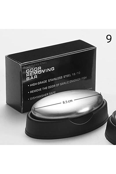 Choice 9 Oval Stainless Steel Deodorant Metal Soap Kitchen Garlic & Fish Deod...