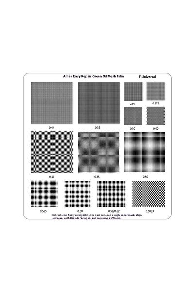 choice2 قالب قناع لحام عالمي A1 لإصلاح لوحات الدوائر المطبوعة، رقعة قناع لحام...