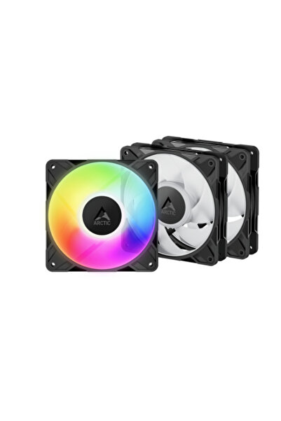 Arctic P12 Pro fan, 120 mm, aRGB lighting, 3000rpm, 3 pieces (Black)