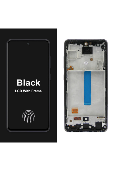 Choice8 شاشة AMOLED بإطار أسود A52 متوافقة مع A52 و A525F و 525F/DS، شاشة LCD...