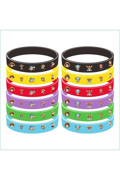 Choice17 Bandai 12pcs Bracelets One Piece Birthday Party Favors One Piece Col...