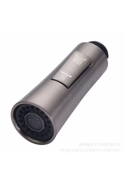 Choice1 صنبور مطبخ من النيكل المصقول، رأس دش قابل للسحب، رأس رش الماء، خلاط ر...