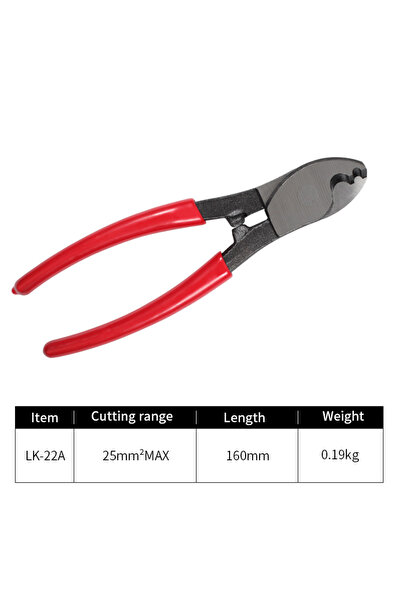 Choice3 قاطع كابلات معزولة LK-22A / LK-22A / 38A / 60A، كماشة كهربائية احتراف...