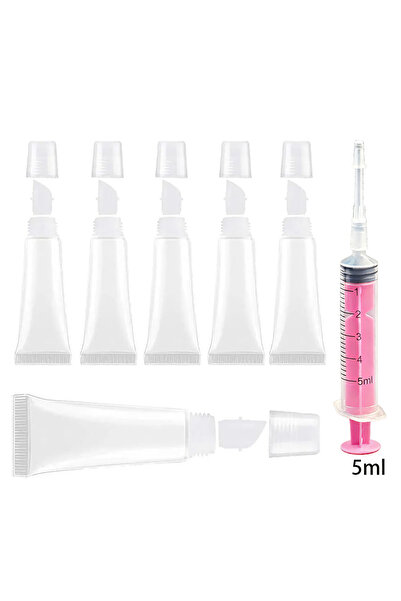 Choice1 مجموعة من 20 أنبوبًا فارغًا لمرطب الشفاه، أنابيب شفافة لمرطب الشفاه م...