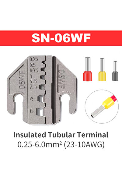 Choice7 SN-06WF SN Crimping Tool Pliers Crimp Jaw Set,4mm slot jaws,SN-48B/58...