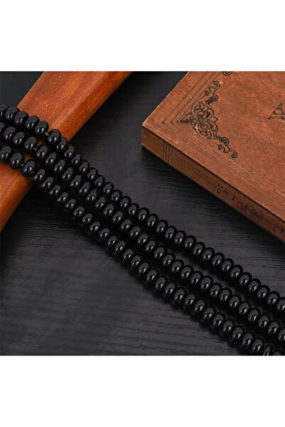 Choice8 black 72pcs 5*8mm Rondelle Crystal Glass Abacus Loose Beads for Jewel...