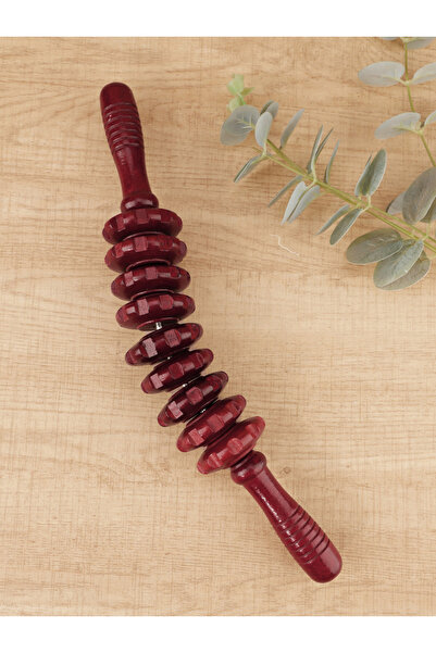 Choice5 مدلك علاجي خشبي منحني على شكل حرف B، عصا تدليك نقاط الضغط لعلاج اللفا...