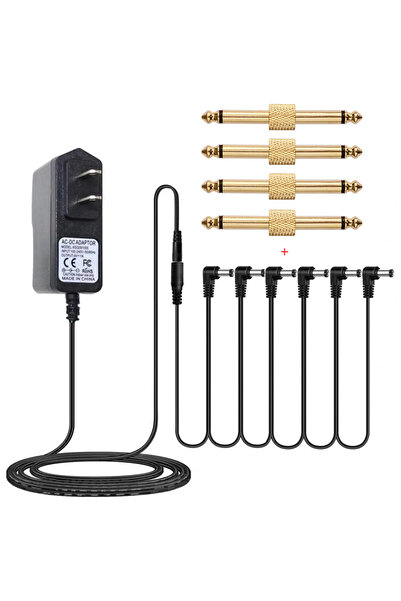 Choice15 Adpater Connector US VIVLEX-Guitar Pedals Super Effects, Pedal Tuner...