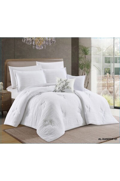 miral Al-Hanouf Double Bed Set, Royal Summer, 8 Pieces: Comfort for you and e...