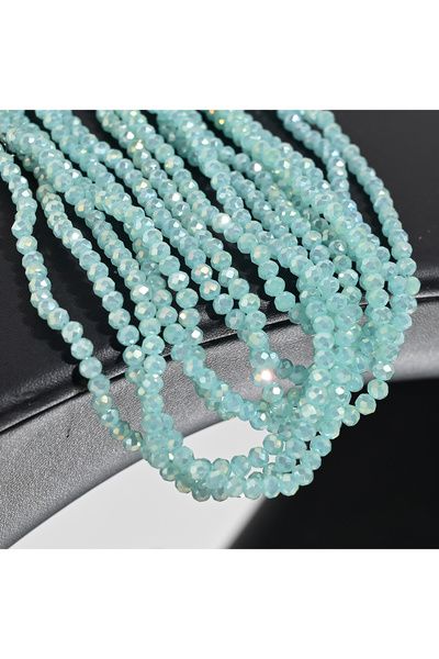 Choice32 4mm110pcs 35 110Pcs 4MM Artificial Crystal Glass Beads Flat Round Cl...