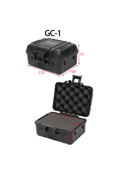 choice2 كما هو موضح، صندوق أدوات بلاستيكي محكم الإغلاق ومقاوم للماء، صندوق مع...