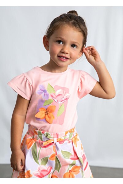 MAYORAL Tricou imprimat pentru fete roz