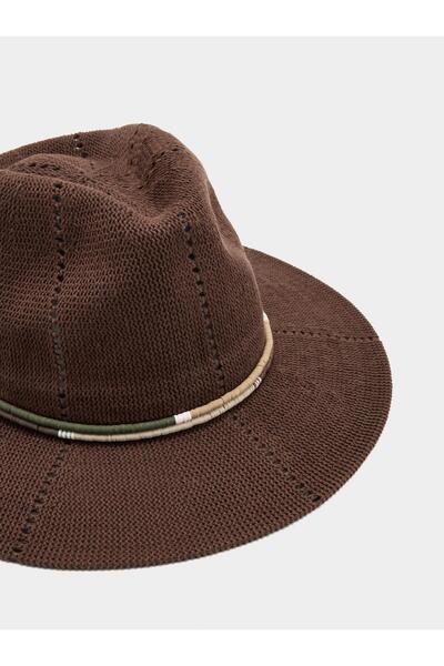 PARFOIS Kadın Boncuk Detaylı Örme Şapka