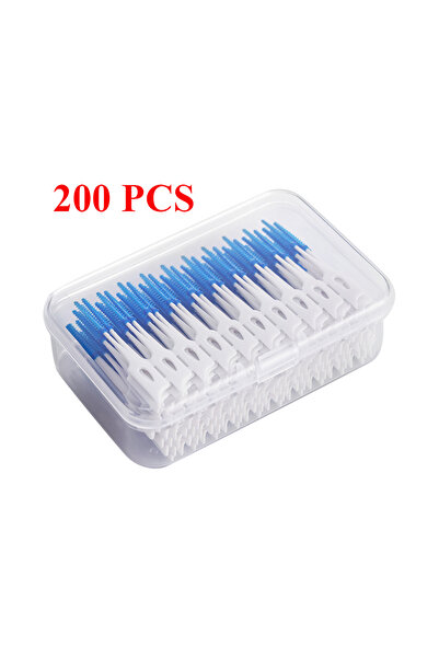 Choice5 200pcs blue 40/120/150/200 PCS Silicone Interdental Brush Brush Teeth...