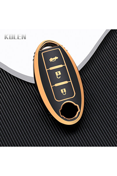 Choice7 A Style Black New TPU Car Key Case Cover Shell Fob For Nissan Qashqai...