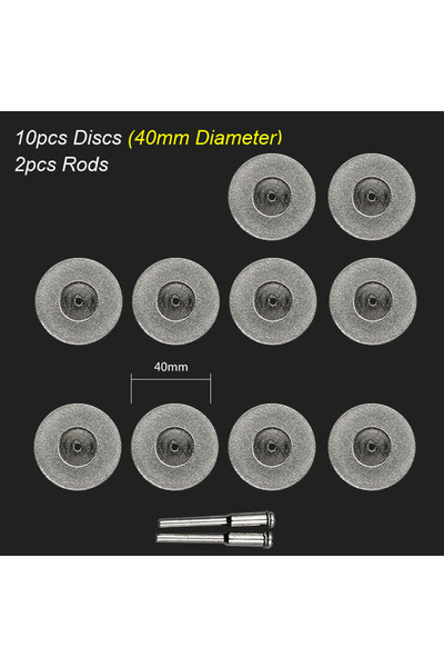 Choice10 قرص قطع ماسي 40 مم، عجلات قرص قطع دوارة، شفرة منشار دائري لأداة دريم...
