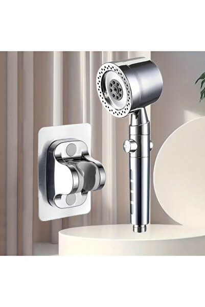 Choice11 Silvery-Bracket New High Pressure Water Saving Filter Shower Head 5 ...