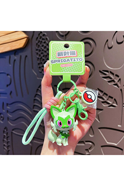 Choice4 سلسلة مفاتيح بوكيمون أصلية من بانداي، تضم شخصيات بيكاتشو، غينغار، سيل...