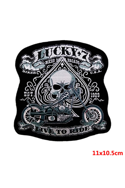 Choice26 PE2883CT Motorcycle Biker/Punk Embroidery Patch On Clothes Iron On P...
