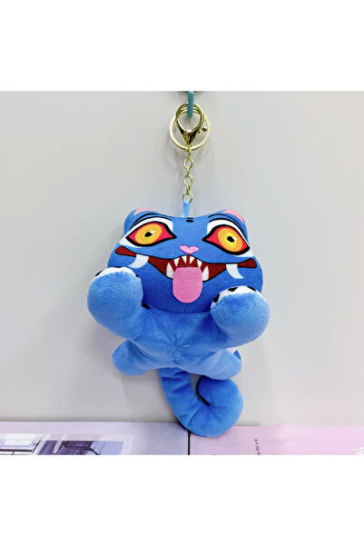 Choice10 9 سلسلة مفاتيح وبري من أنمي كيبوب ديم هانترز، نمر أرجواني لطيف، قبعة...