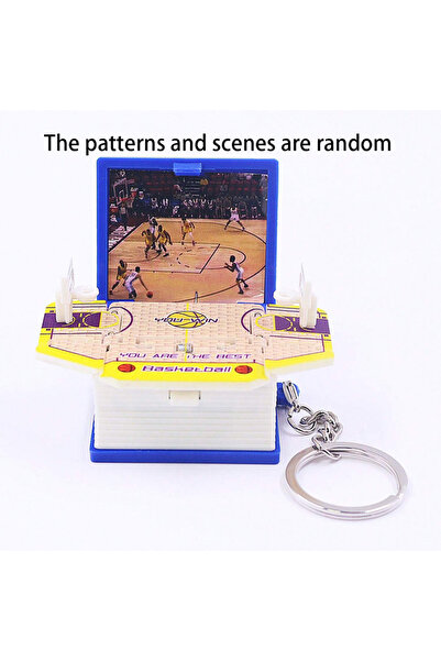 Choice4 سلسلة مفاتيح ثلاثية الأبعاد قابلة للطي، مقاس واحد، قطعة واحدة، كتاب م...