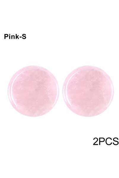 Choice13 Small Pink 2pcs Glue Pallet Eyelashes Extensi Pink Green Jade Stone ...
