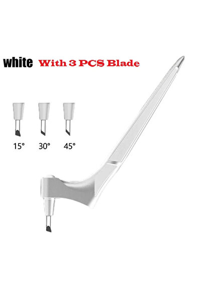 Choice13 طقم قطع بالضغط أبيض مكون من 1/4/8 قطع، أداة قطع جيروسكوبية دوارة 360...