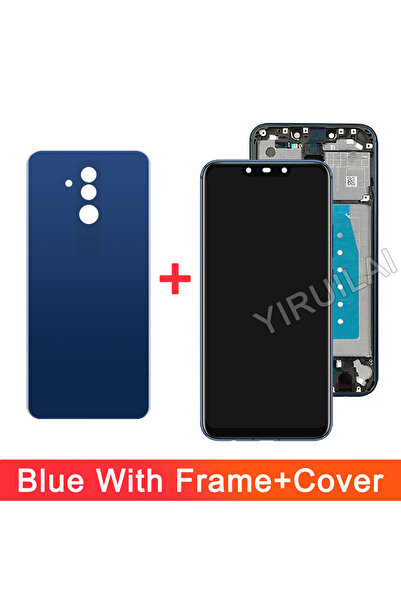 Choice3 غطاء إطار أزرق لشاشة LCD مقاس 6.3 بوصة لهاتف Mate 20 lite، شاشة لمس ر...