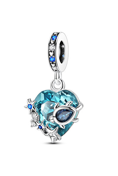 Choice86 KYC384 Fashion 925 Sterling Silver Summer ean World Series Sea Turtl...