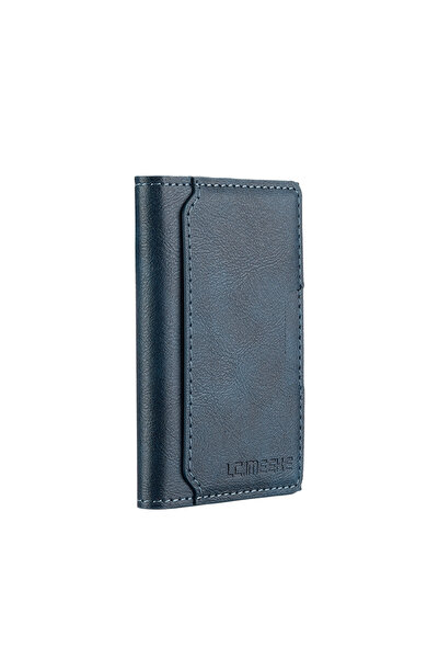 Choice3 حقيبة زرقاء مغناطيسية لحفظ حامل بطاقات ، متوافقة مع أجهزة آيفون وجوجل...