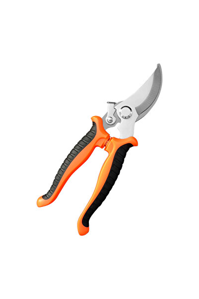 choice2 Orange Gardening Shears Ergonomic Handle with Sharp Blades Durable Ga...
