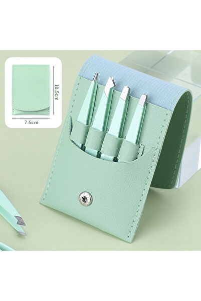 Choice1 مجموعة مشابك حواجب خضراء مكونة من 4 قطع، ملاقط متعددة الألوان للنساء،...