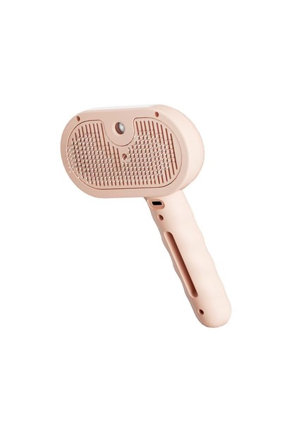 Choice فرشاة تنظيف شعر الكلاب الوردية البخارية، فرشاة كهربائية بخاخية لشعر ال...