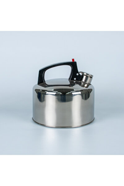 Generic Stainless Steel Kettle with Whistle and Red Button