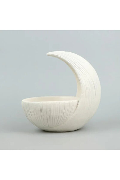 Generic Ramadan Serving Plate with Modern Crescent Design