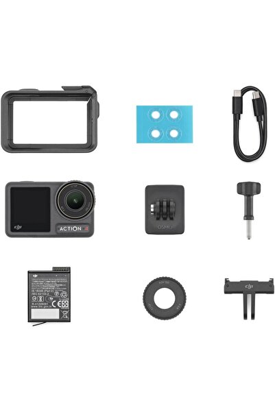 DJI Camera video sport Osmo Action 4 Standard Combo (Negru)