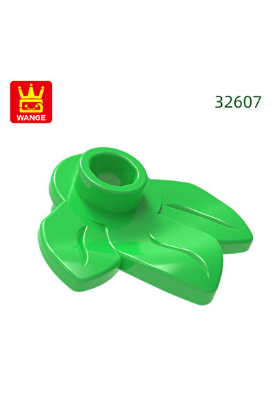 Choice13 حوالي 438 قطعة 48. وانج أخضر لامع 438 قطعة/مجموعة 32607 3 أوراق نبات...