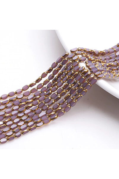 Choice19 ZiCi 50Pcs/Lot 4x6mm Oval Shape Glass Beads Crystal Loose Spacer Bea...