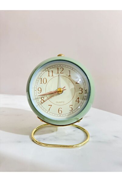 madewithlove Metal Ayaklı - Işıklı Dekoratif Çalar Saat