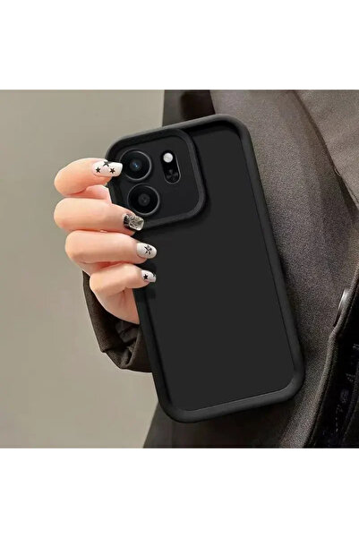 Choice1 جراب أسود لهاتف OPPO Reno14F، يوفر حماية فاخرة ضد السقوط.