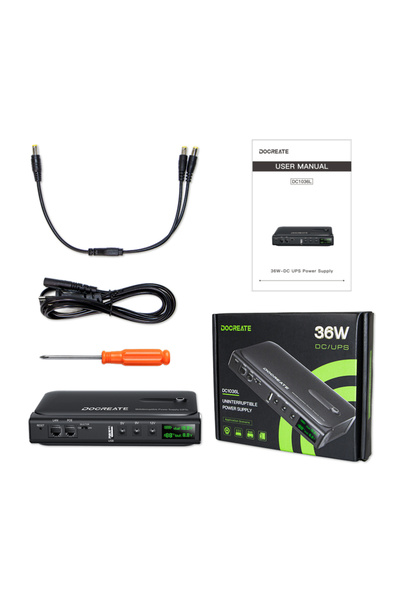 Choice1 DC1036L قابس أوروبي 36 واط، مزود طاقة غير منقطع DC1036L، خرج 5-24 فول...