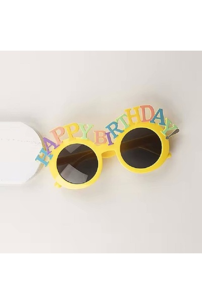 Choice1 Yellow Birthday Party Props Happy Birthday Glasses Decorative Headban...