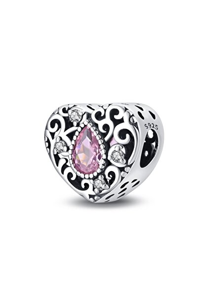 Choice3 PAC758 Classic Silver Plated Lotus Guardian Angel Heart-Shaped Zircon...